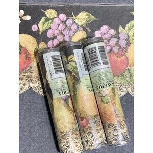 Waverly Fruit Wallpaper Border laser Cut Scalloped Edge Shadowing - 3 count